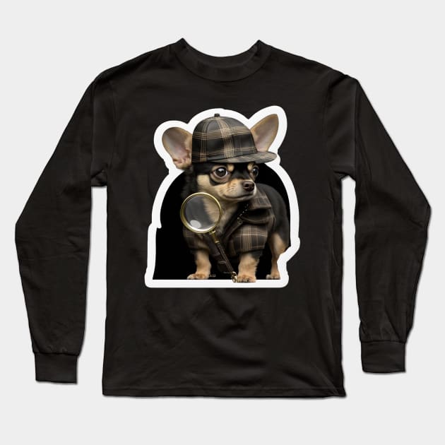 Sherlock Pup Long Sleeve T-Shirt by HiLife